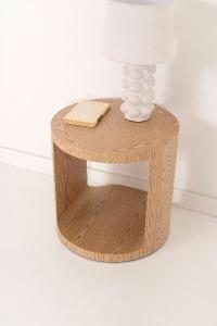 Mesita auxiliar Judith, chapa madera roble 50*50*50 cm