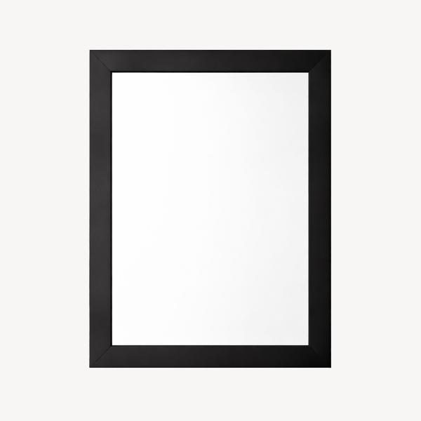 ESPEJO RECTO MADERA COLOR NEGRO 70*80*3 CM