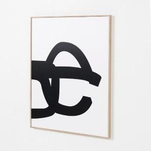 Set 2 cuadros con marco madera 50*70 cm/Ud.