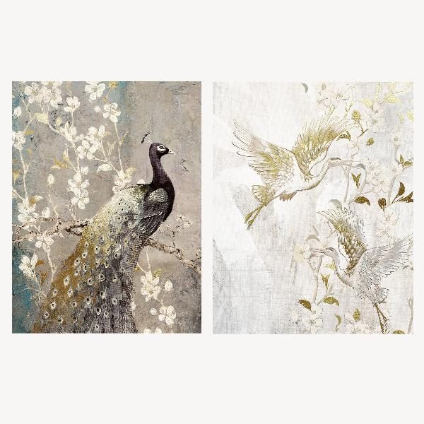 CUADROS 150*100 CM IMPRESOS CON DETALLES DORADOS