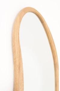 grande specchio 180*80 cm, cornice in legno di rovere