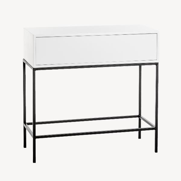 CONSOLA LACADA 1 C. 80X79X33,5 CM. (GUIA PUSH) ANCHO 80 CM