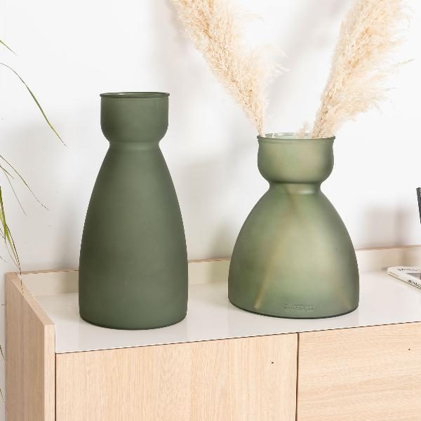 JARRONES SENNA PLATA MATE