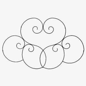 Cabecero forja 135 cm