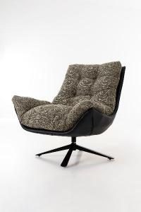 Fauteuil pivotant Ray 360º, revêtement vert