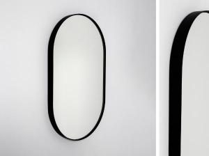 espejo ovalado negro 44*72 cm