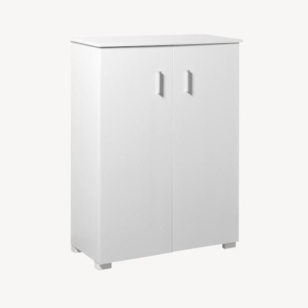 ZAPATERO 2 PUERTAS. 74 X 104 X 34 CM, MADERAPINO Y DM LACADO