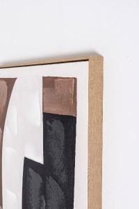 Set de 2 cuadros al óleo. Marco de madera. 60*90 cm/ud.