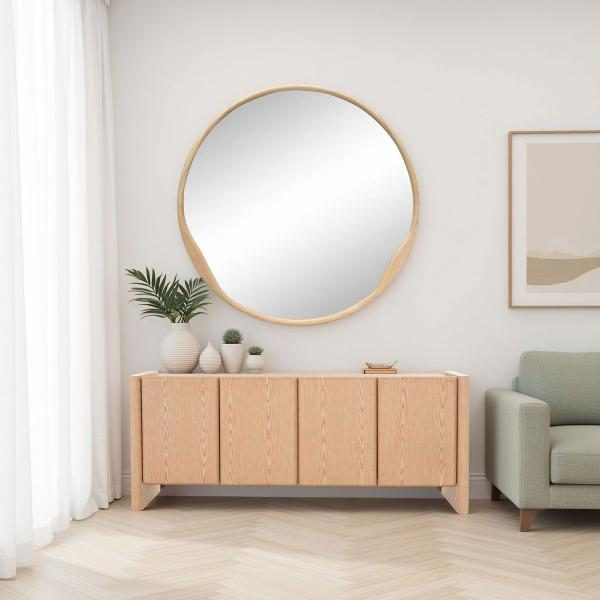 APARADOR GIO. 4 PUERTAS, CHAPA ROBLE 180*45*75.5 CM