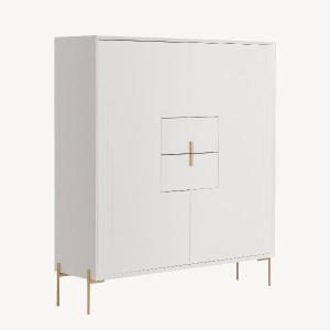 Mesita Milán lacada hueco + cajon