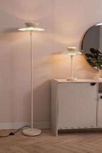 Lámpara pie Dina Blanca. 163*38*38 cm